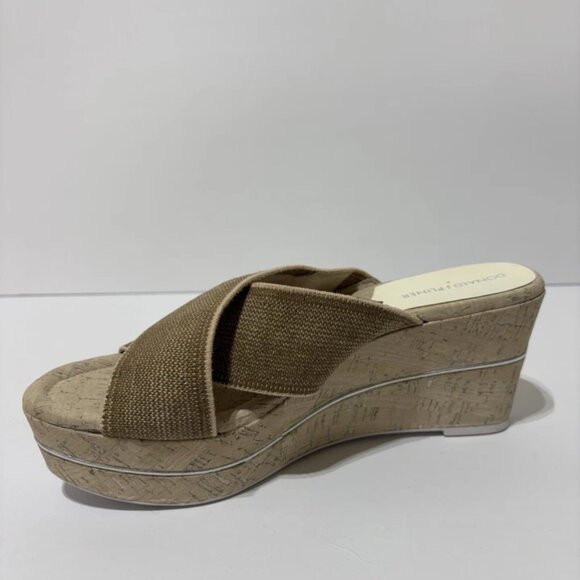 Donald J Pliner Women’s Dani-Le Natural Wedge Sandals, Size 10 M - Picture 2 of 6